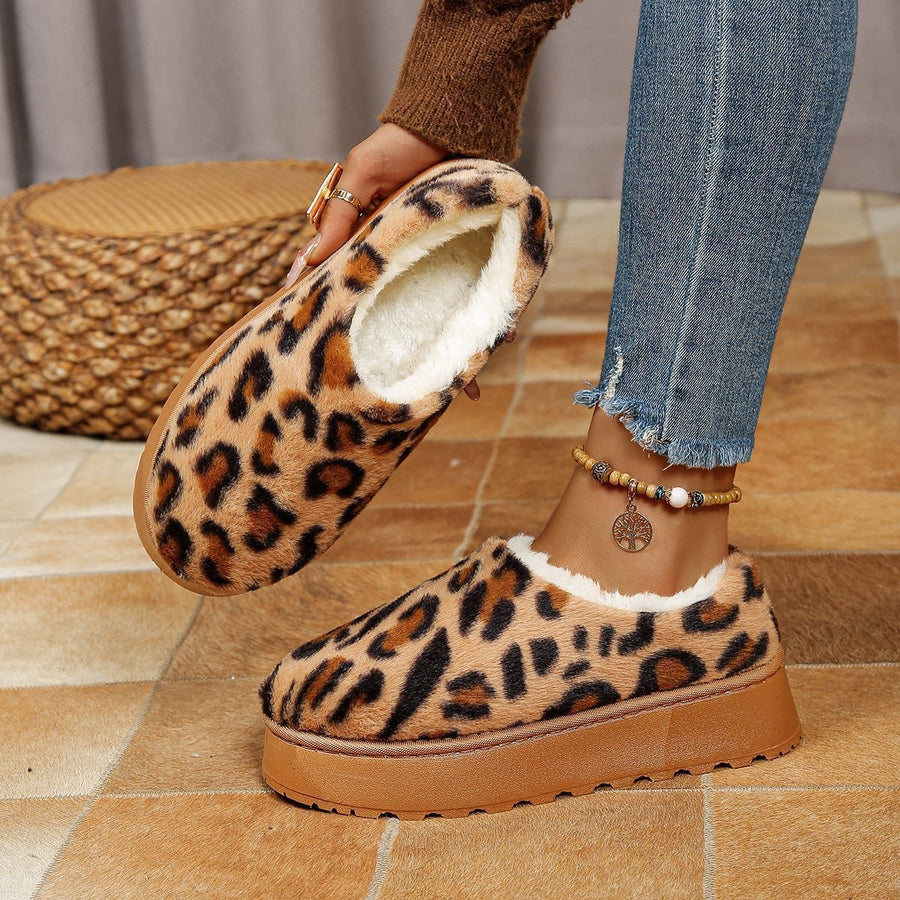 Polyester,Fluff,Rubber Imported Size & boots in brown with platform boot silhouette