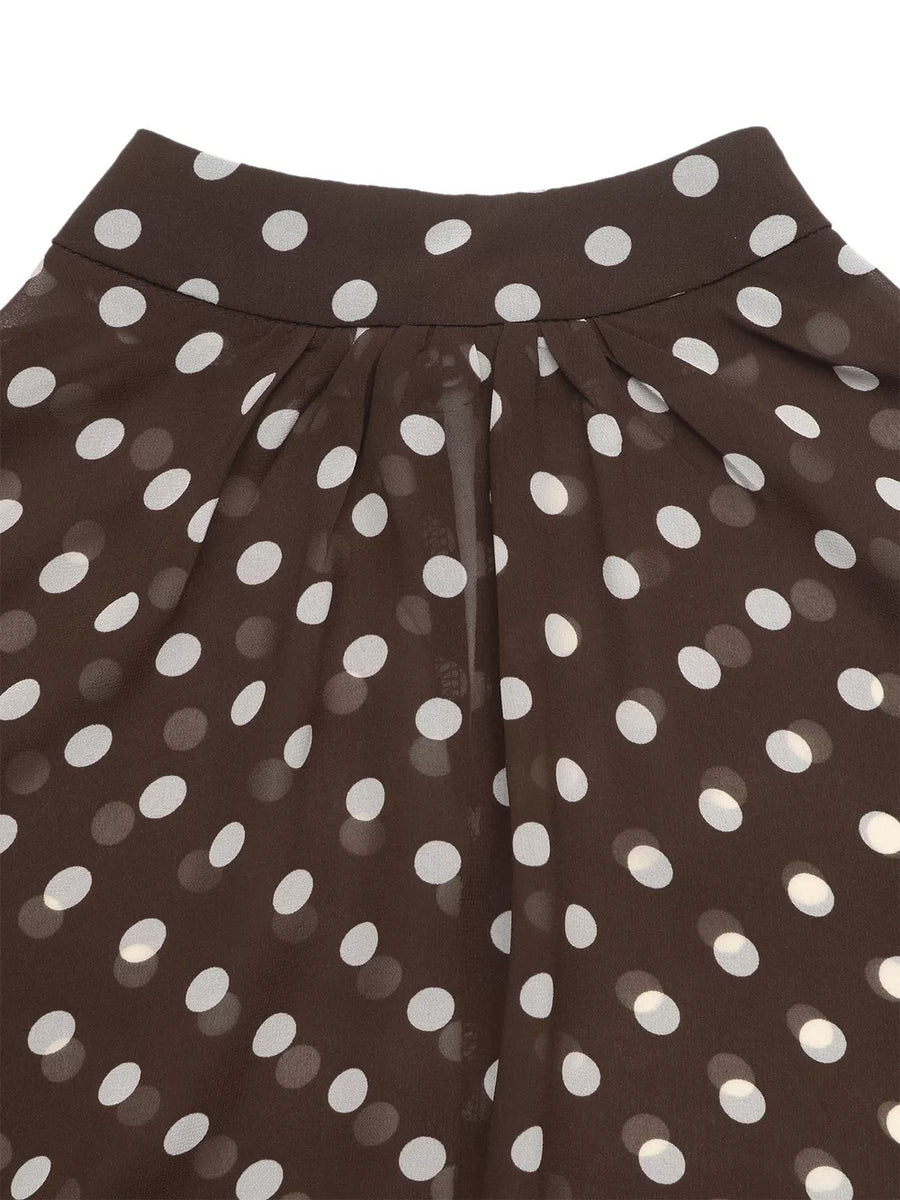 chocolate brown blouse