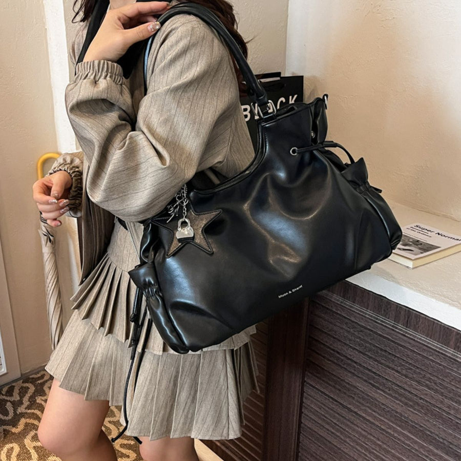 Black shoulder bag