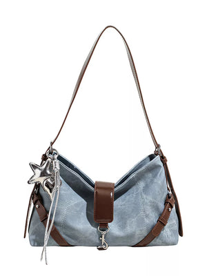 crossbody bag in light blue