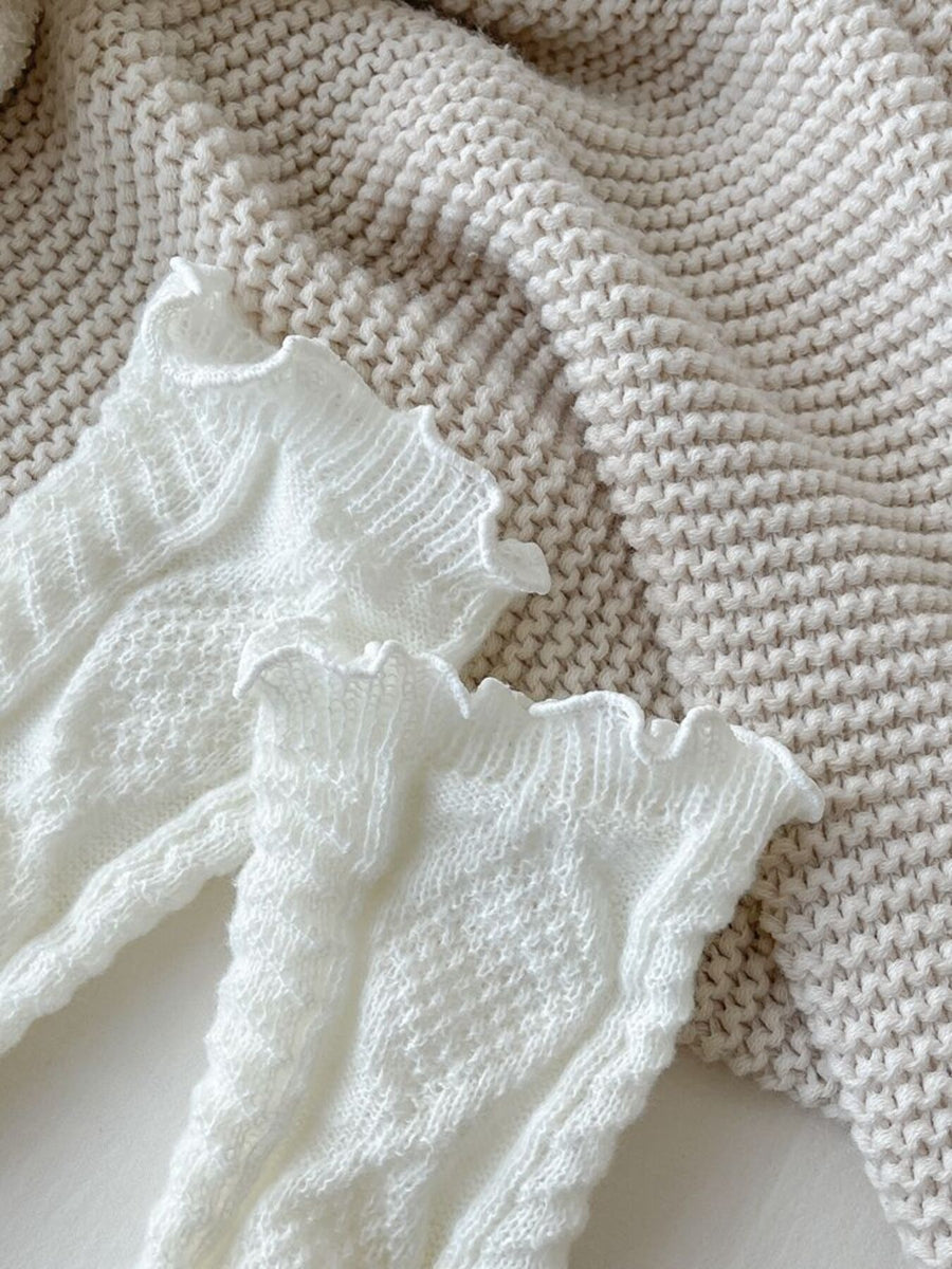 White leg warmers