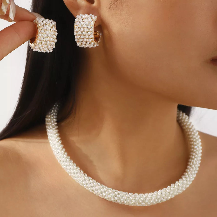 Style A choker Jewelry Set with not applicable