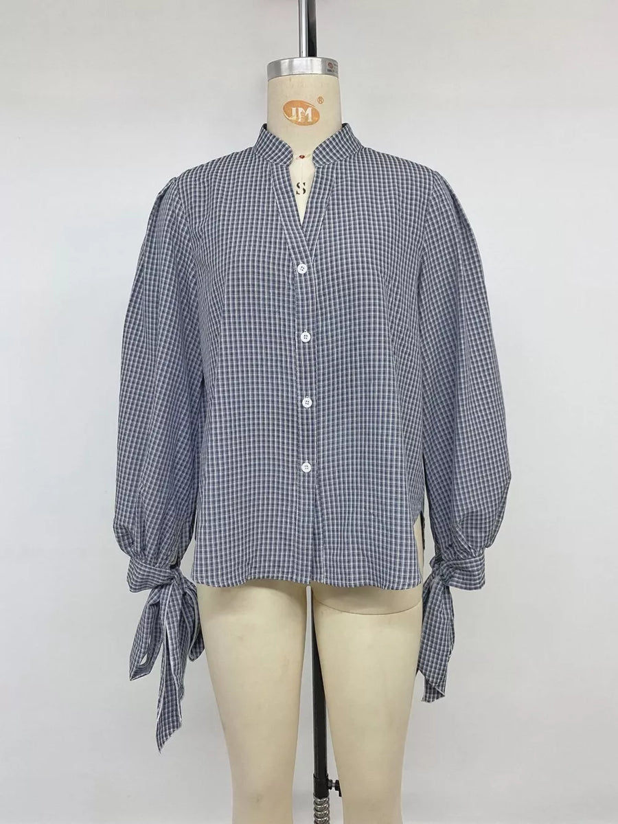button-up shirt in white