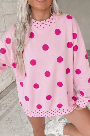 Caramel sweatshirt with hip-length and pullover