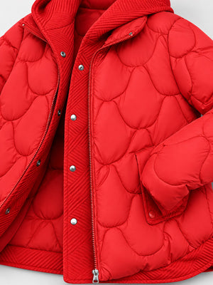 cream quilted jacket