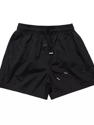 Brown Men's Casual Drawstring Waist Shorts