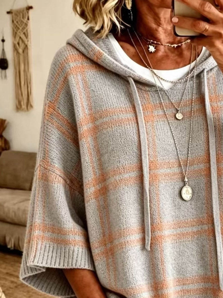 100% polyester Care instructions: Machine wash cold pullover sweater in Coral with relaxed silhouette