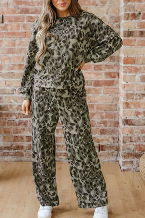 olive green pajama set