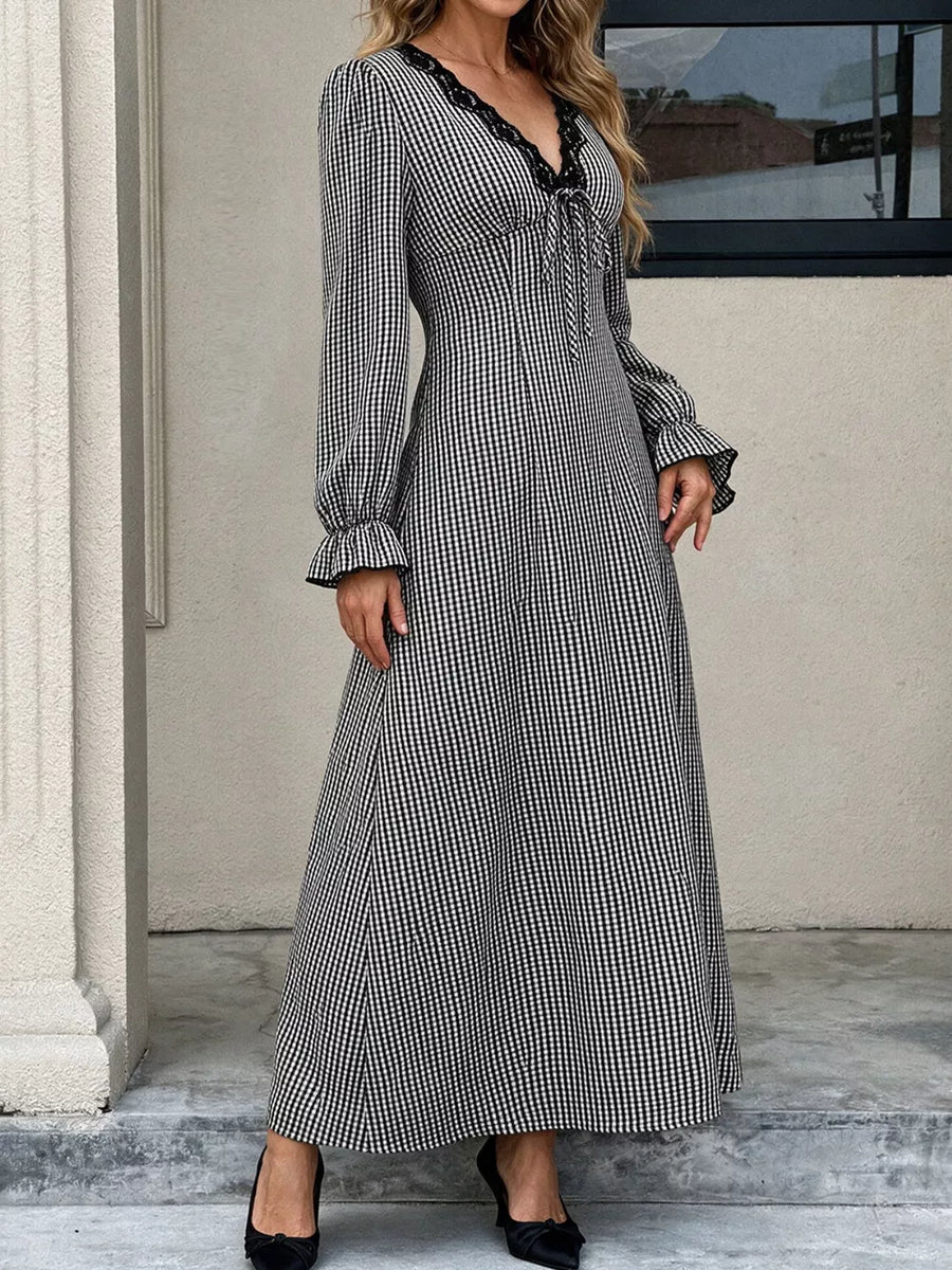 black maxi dress with maxi and pullover