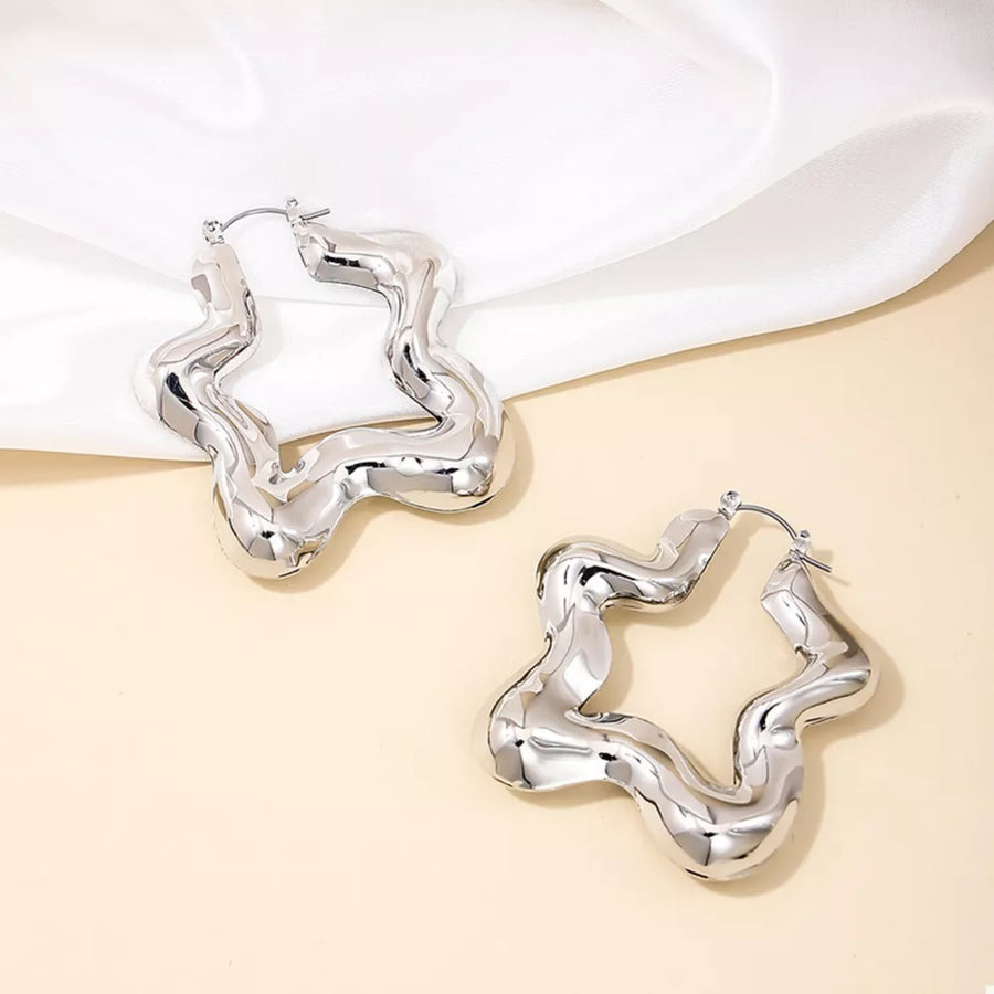 glam earrings in Golden with not applicable