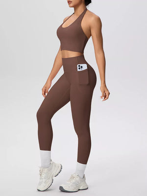 100% polyester Care instructions: Machine wash cold active set in Light Blue with fitted silhouette