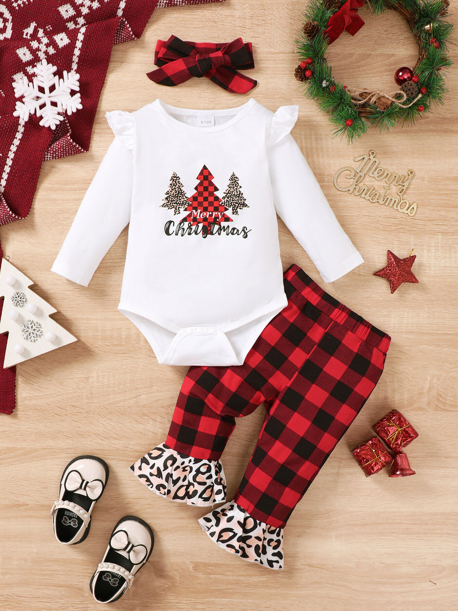 Red pajama set with hip-length and pullover