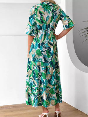 100% polyester Care instructions: Machine wash cold midi dress in teal with A-line silhouette