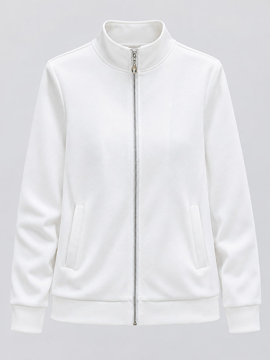 Cotton and polyester blend containing at least 70% but less than 80% cotton and sweatshirt in Gray with regular silhouette