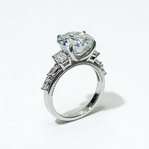 glam ring in Silver with na