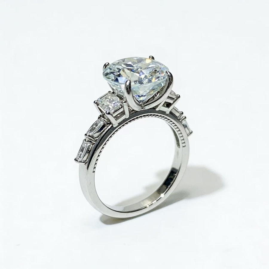glam ring in Silver with na