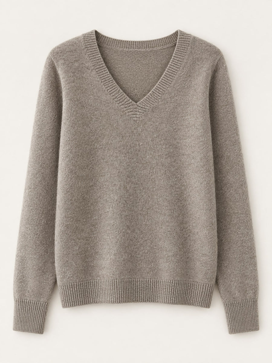 Emerald Green v-neck sweater