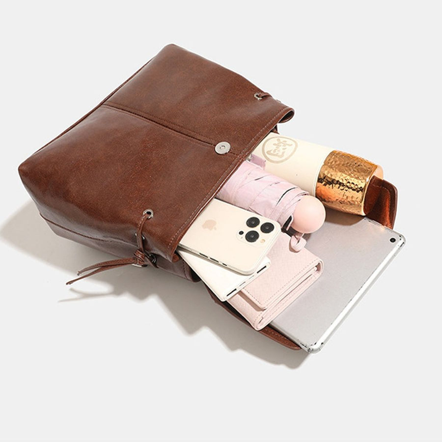 Brown backpack