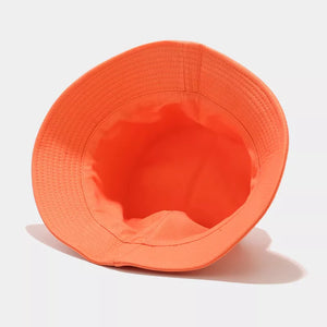 polyester Imported Size & hat in Orange with bucket silhouette