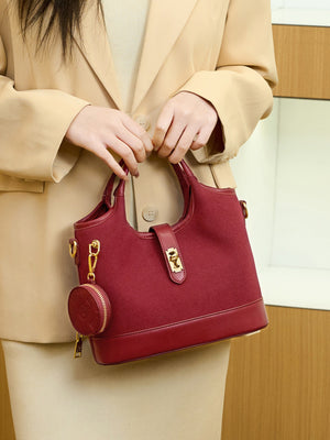 burgundy crossbody bag