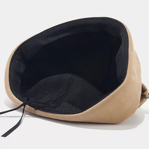 Bear Ear Docker Hat in rust with bear ears