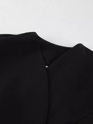 Puffy Sleeve Blazer And Wide-leg Pants Set option 10