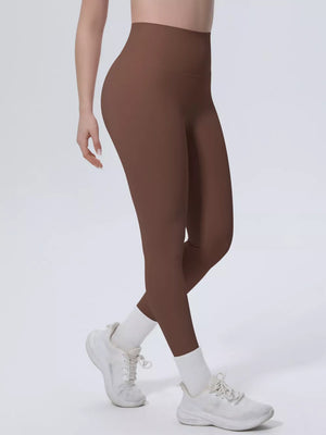 leggings in Brown with buttery-soft and ankle-length