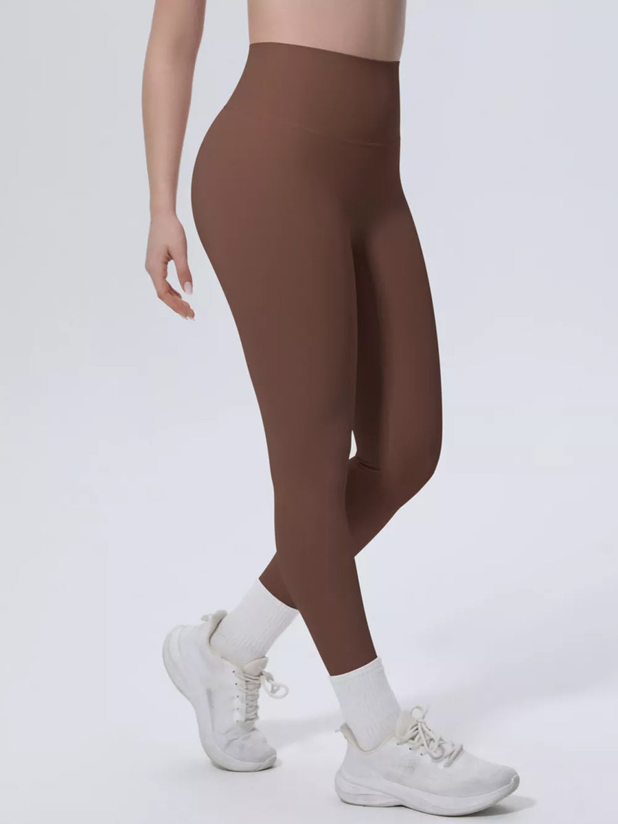 leggings in Brown with buttery-soft and ankle-length