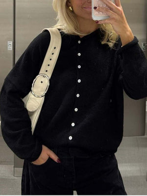 100% polyester Care instructions: Machine wash cold cardigan in Yellow with relaxed silhouette