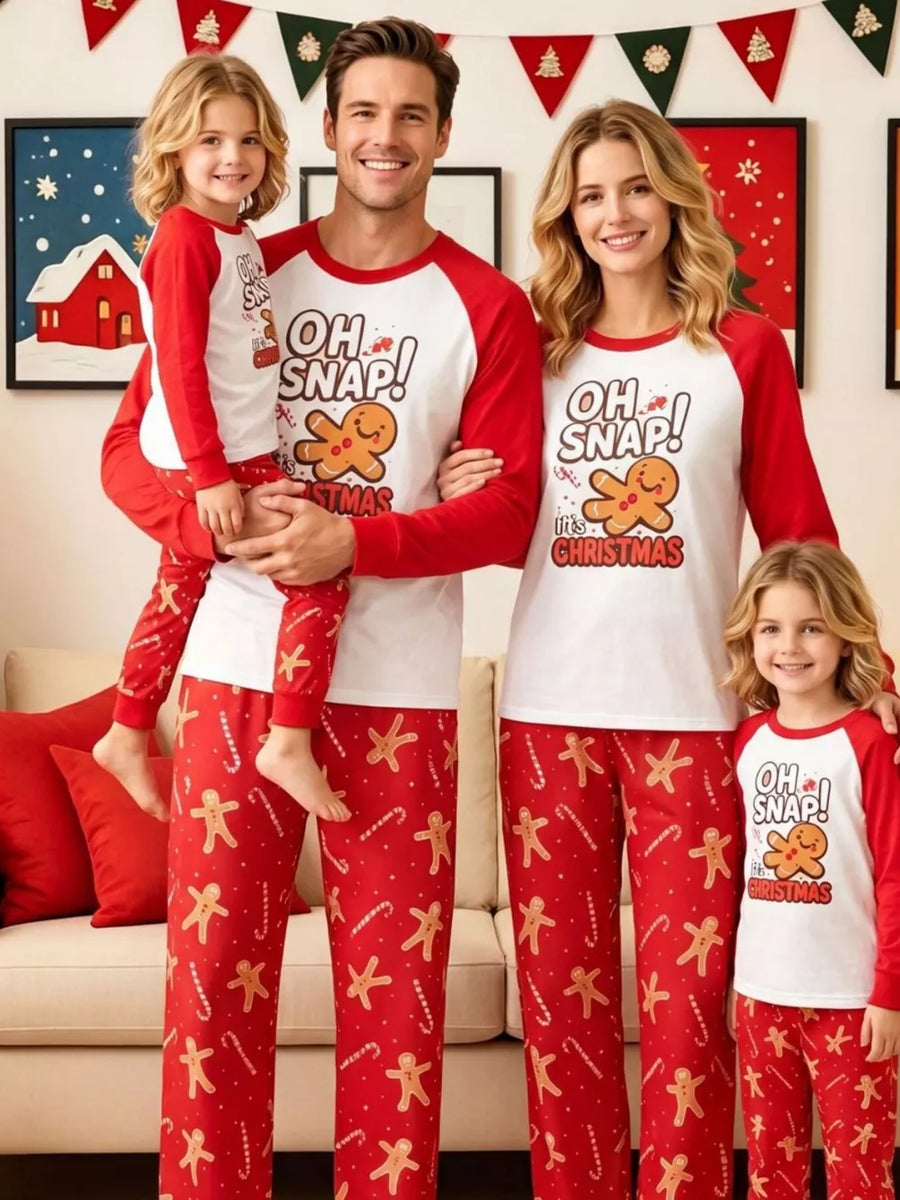 brown relaxed pajama set with crew neck