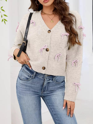 heather gray cardigan