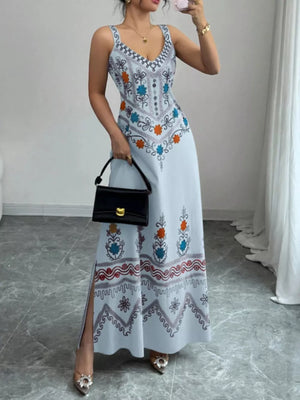 Pastel Yellow maxi dress with tied and sleeveless