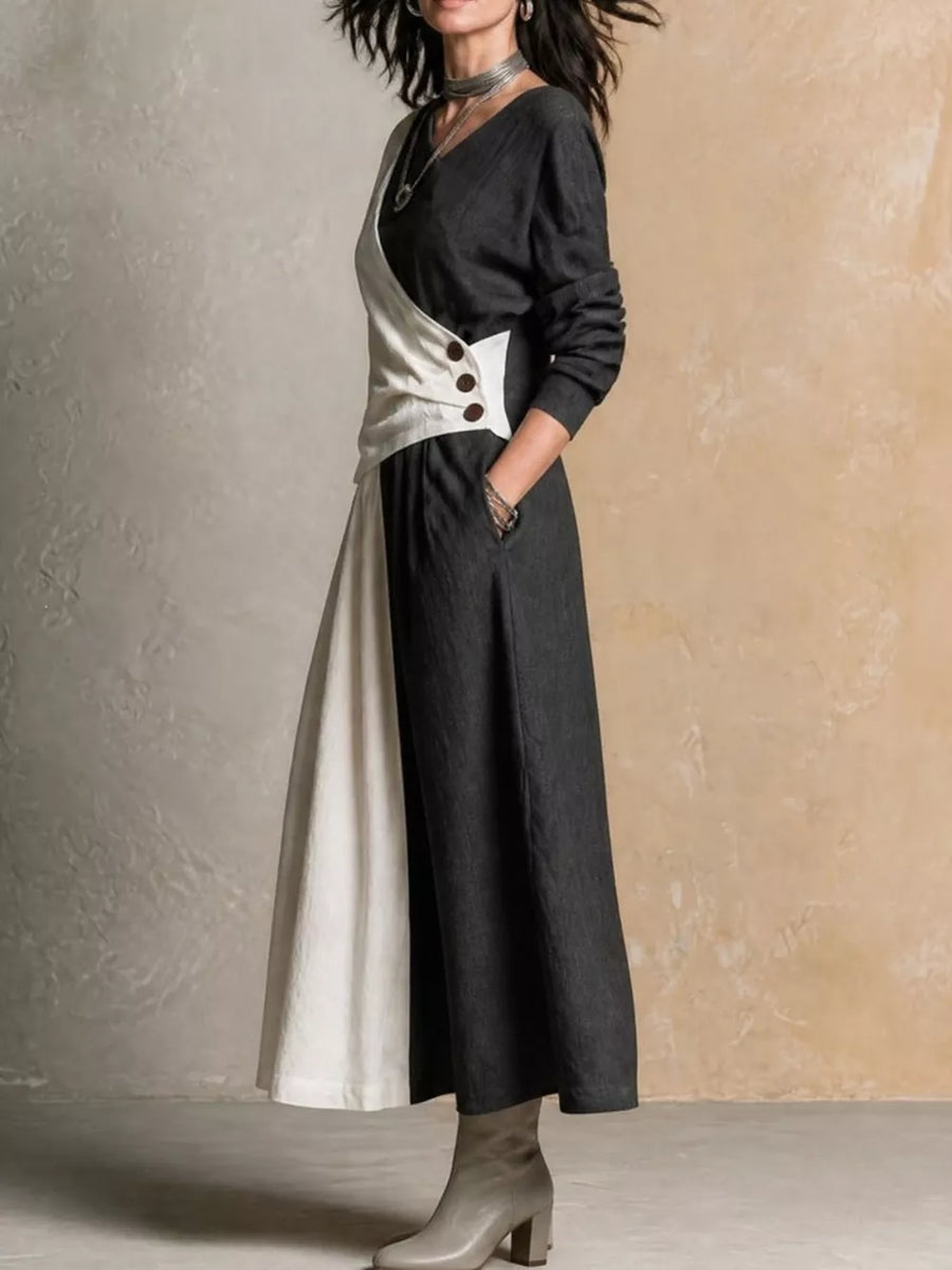 100% polyester Care instructions: Machine wash cold blouse and maxi skirt set in White with A-line silhouette