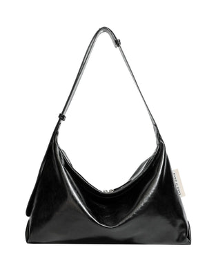 black with shoulder bag with glossy finish 9