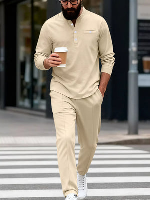 95%polyester, 5%spandex Care instructions: Machine wash cold henley in Army Green with regular silhouette