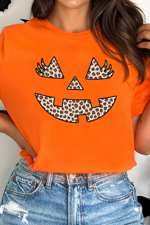 Orange t-shirt with hip-length and pullover