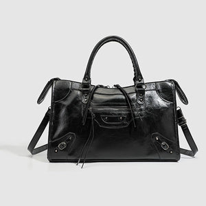 Black with handbag with top handle 6