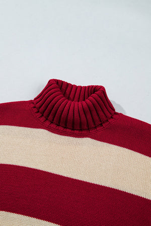 cream pullover sweater with pullover and striped