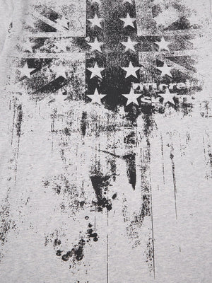 Gray t-shirt with stretch and long sleeve