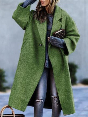 Red overcoat