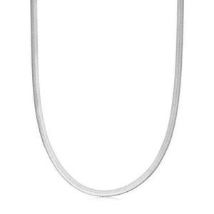 necklace in Silver with adjustable length and choker