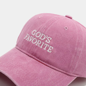 Hot Pink cap with N/A and adjustable strap