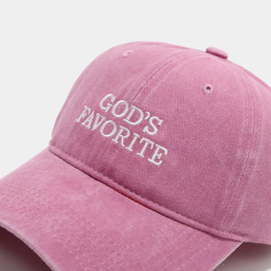 Hot Pink cap with N/A and adjustable strap