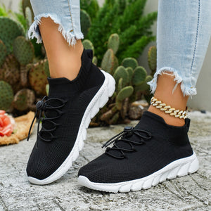 Mesh,Rubber Imported Size & sneakers in black with regular silhouette