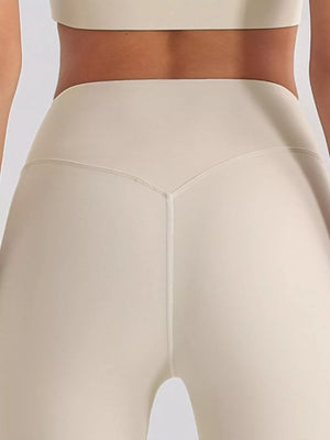 75% nylon, 25% spandex Care instructions: Machine wash cold activewear set in Light pink with fitted silhouette