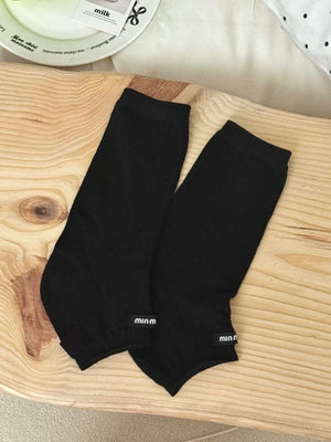 socks in Light Gray with stirrup and crew