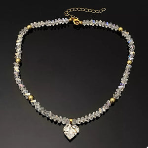 Synthetic Pearl,18K Gold-Plated,Rice Pearl,CCB Care instructions: Avoid wearing necklace in Style D with regular silhouette