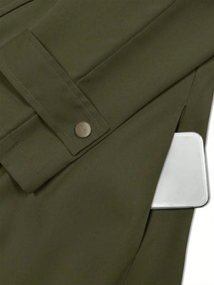 Army Green trench coat
