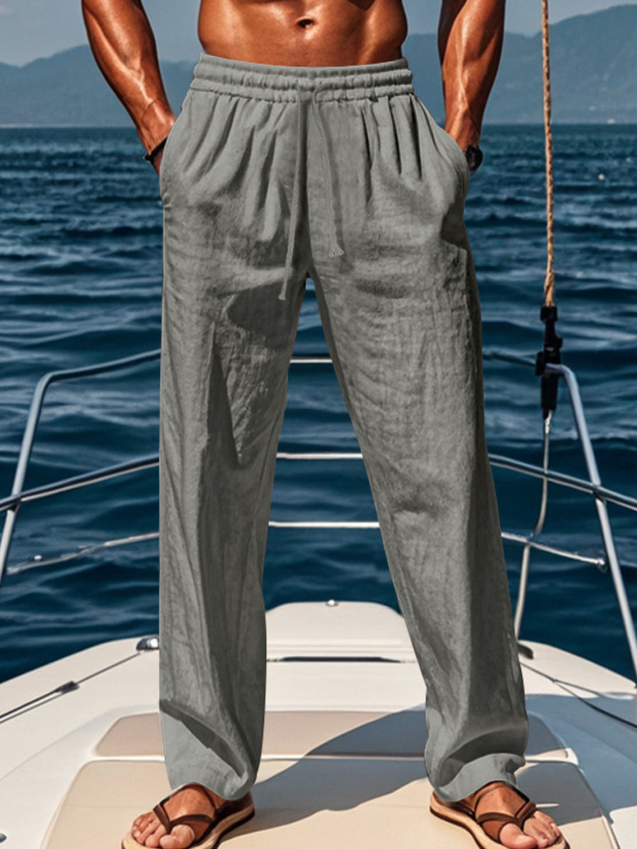 95%polyester,5%spandex Care instructions: Machine wash cold pants in Khaki with loose silhouette