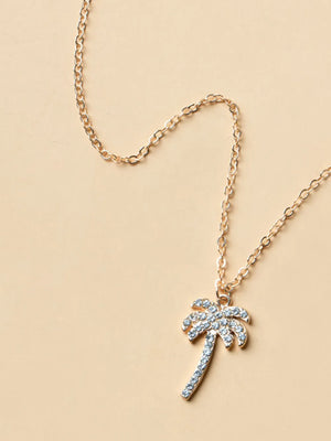 lace necklace in Gold with regular silhouette